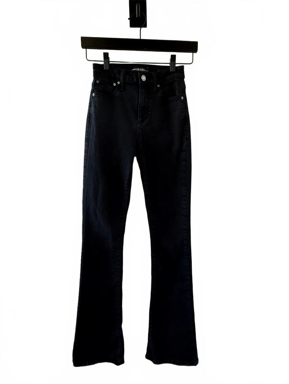 Guess Black High Waist Flared Jeans | Size 25